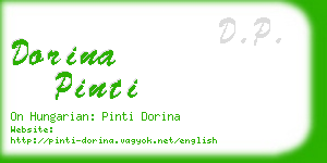 dorina pinti business card